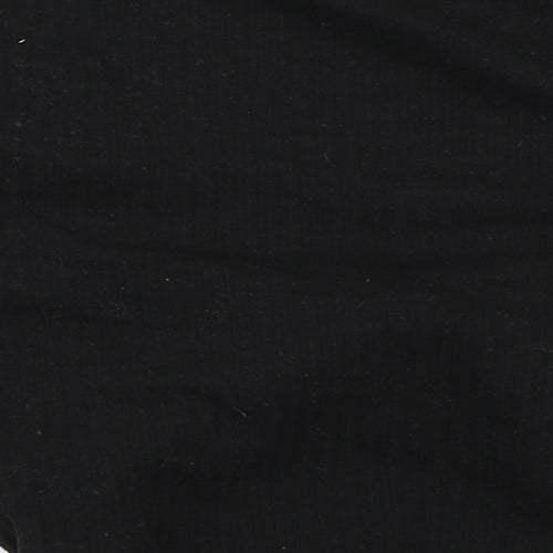 Missguided Womens Black   Cropped T-Shirt Size 6