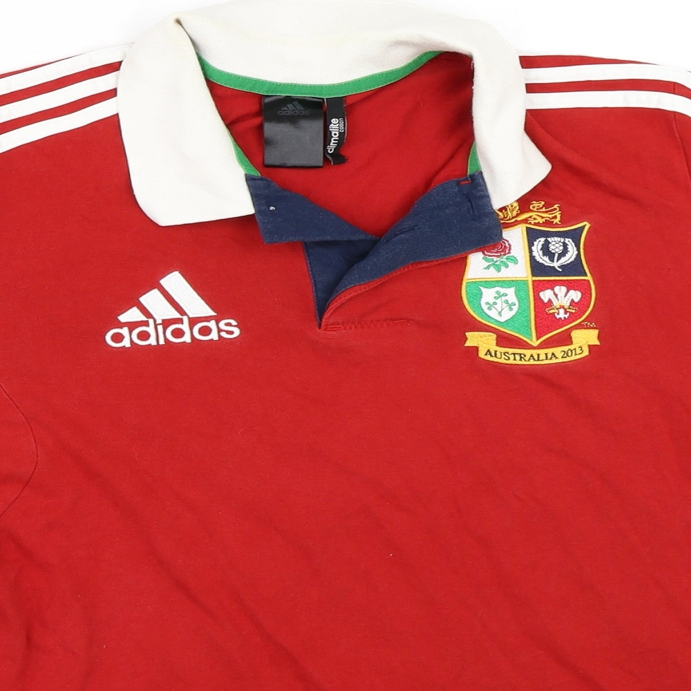 adidas Mens Red    T-Shirt Size 40