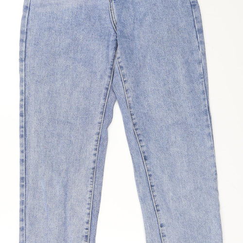 PRETTYLITTLETHING Womens Black  Denim Mom Jeans Size 6 L29 in