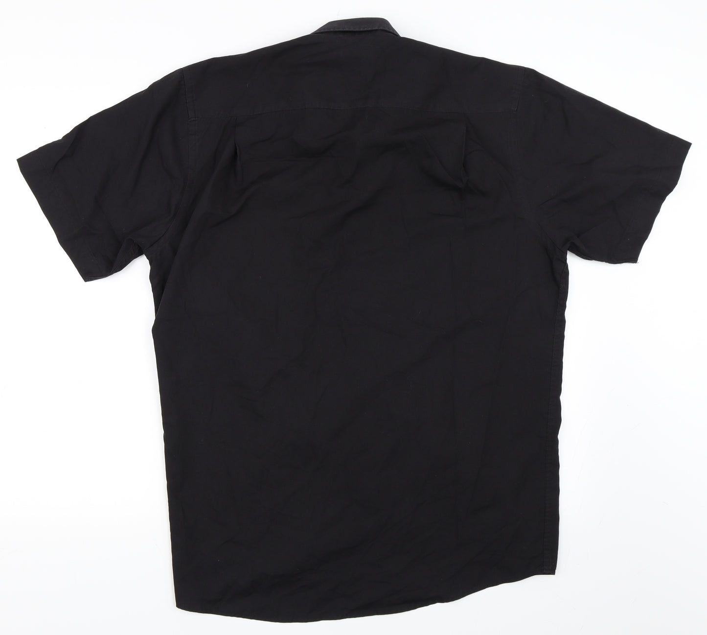 Pierre Cardin Mens Black    Button-Up Size XL