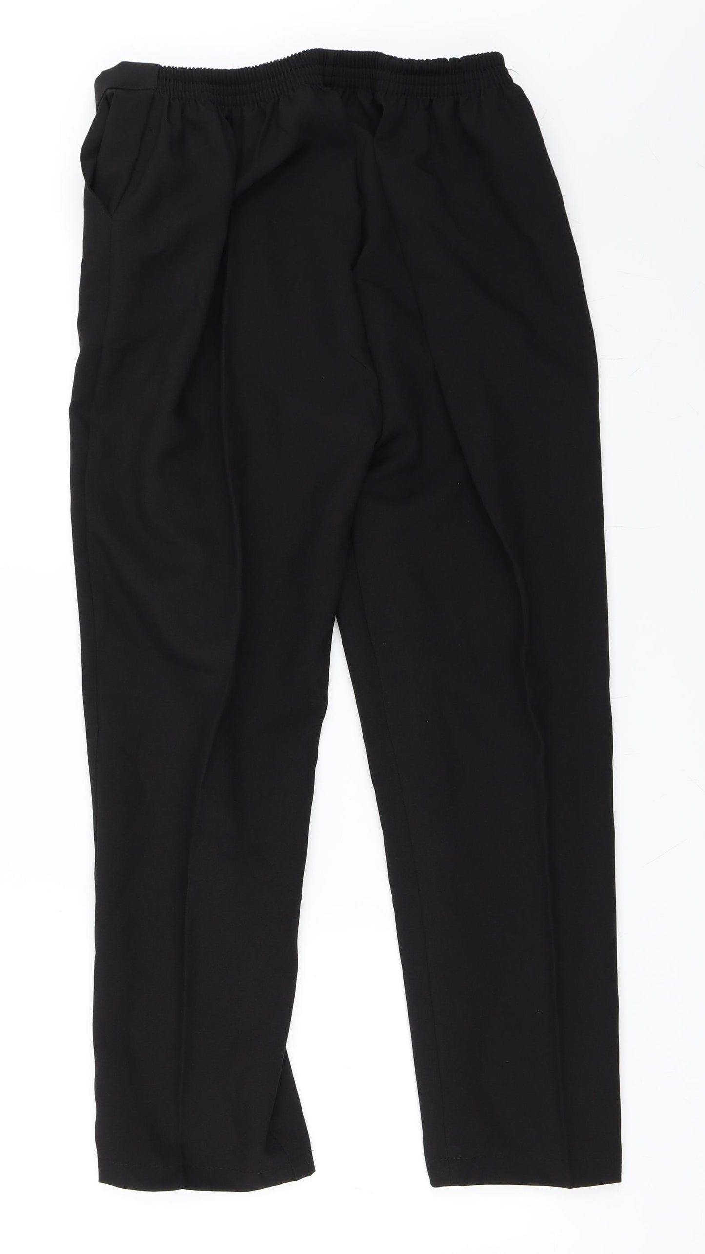 Preworn Womens Black   Trousers  Size 16 L24 in