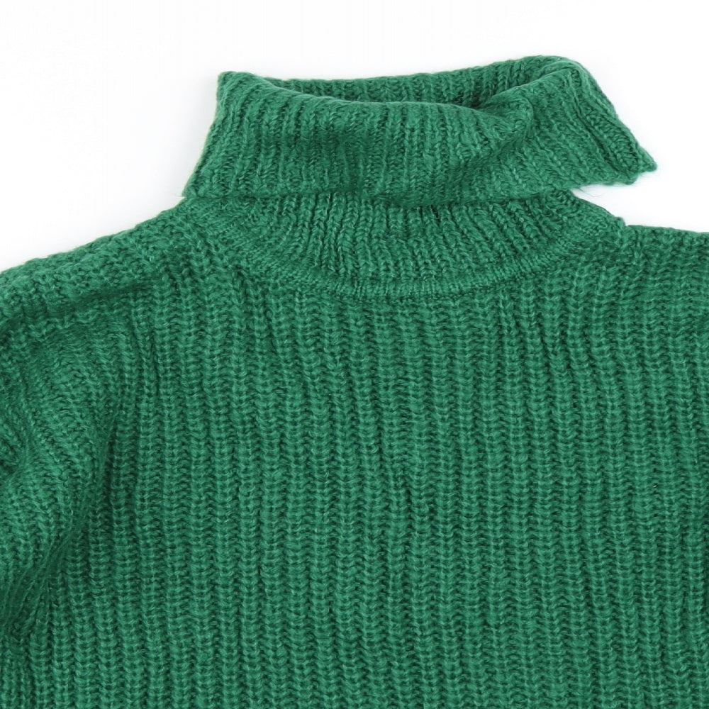 F&F Womens Green   Pullover Jumper Size 10