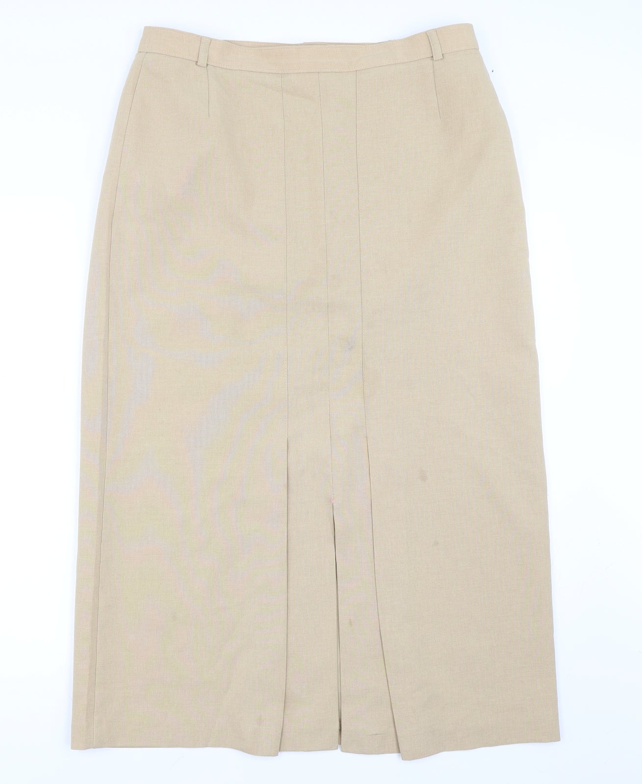 Marks and Spencer Womens Beige   Straight & Pencil Skirt Size 16
