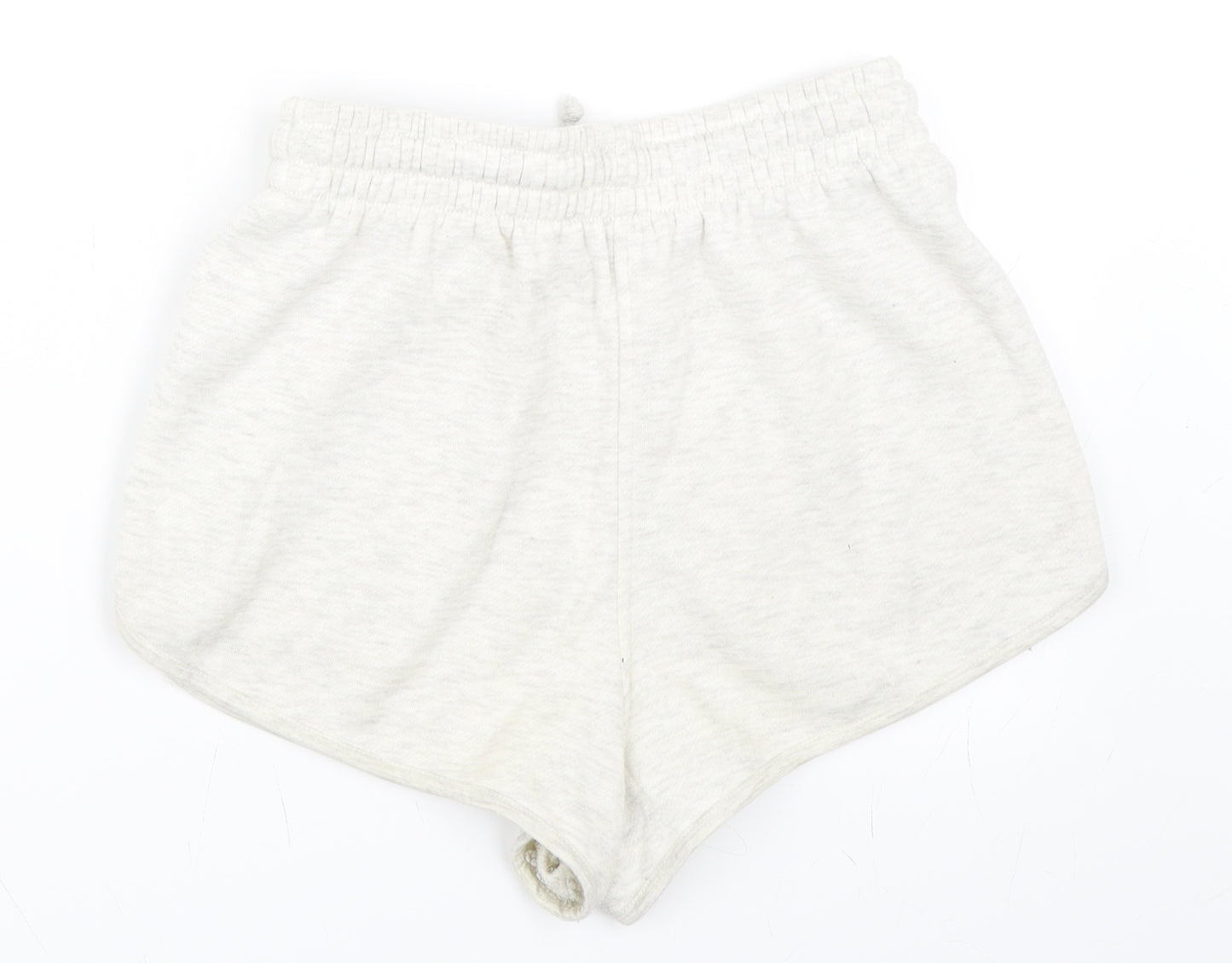 Topshop Womens Grey   Sweat Shorts Size 6