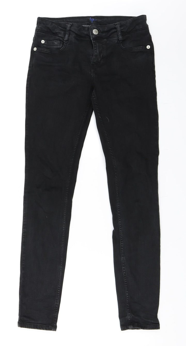 Les Petites Womens Black  Denim Skinny Jeans Size 36 L28.5 in
