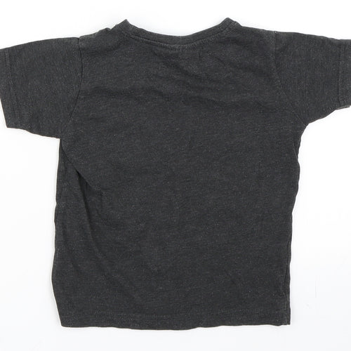 Urban Rascals Boys Grey   Basic T-Shirt Size 3 Years  - Ninja
