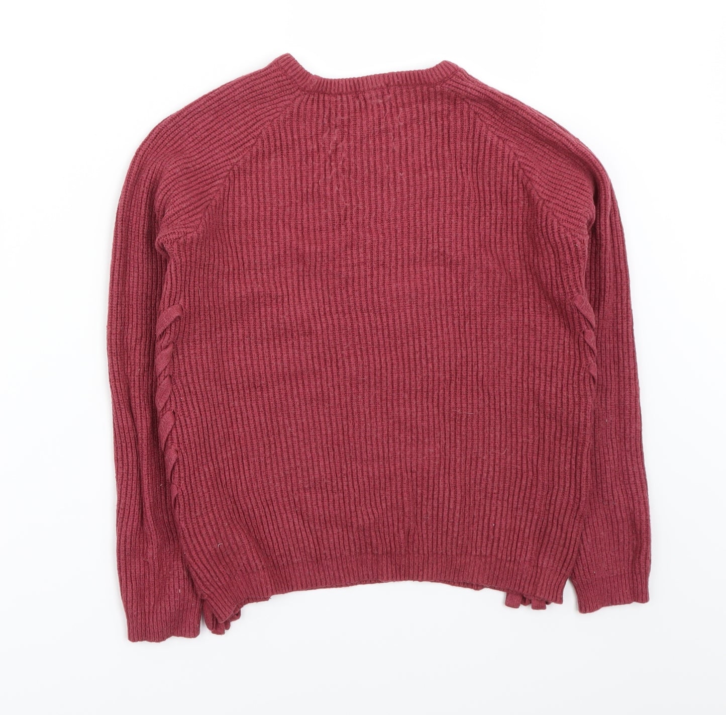 Primark  Girls Red   Pullover Jumper Size 11-12 Years