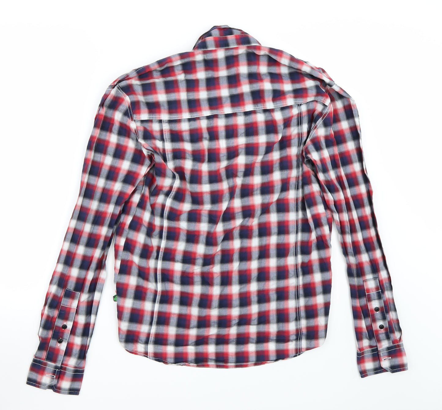 Gio-Goi Womens Red   Basic Button-Up Size M