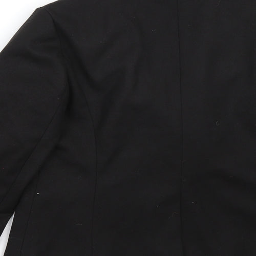 Pixie + diamond Womens Black   Jacket Coat Size 8