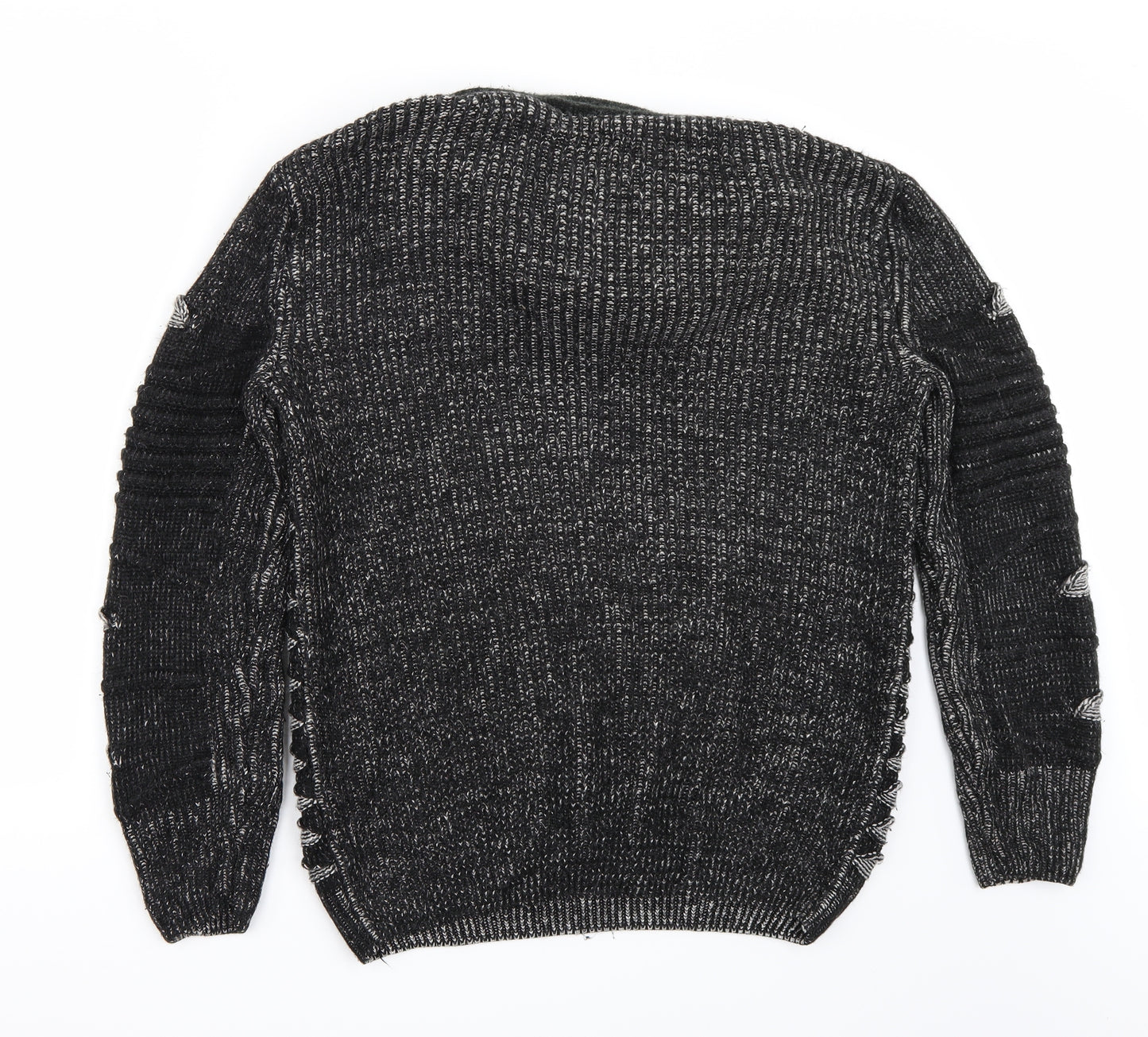 John h  Mens Black   Pullover Jumper Size S