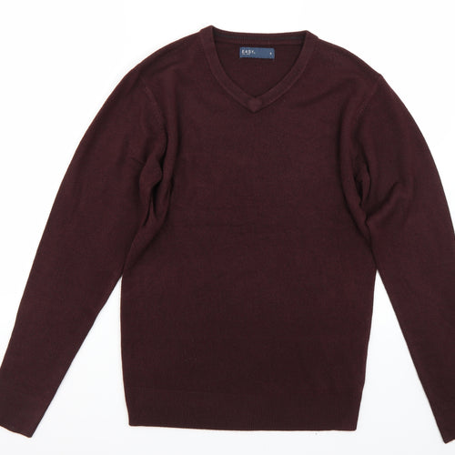 Easy Mens Brown   Pullover Jumper Size S