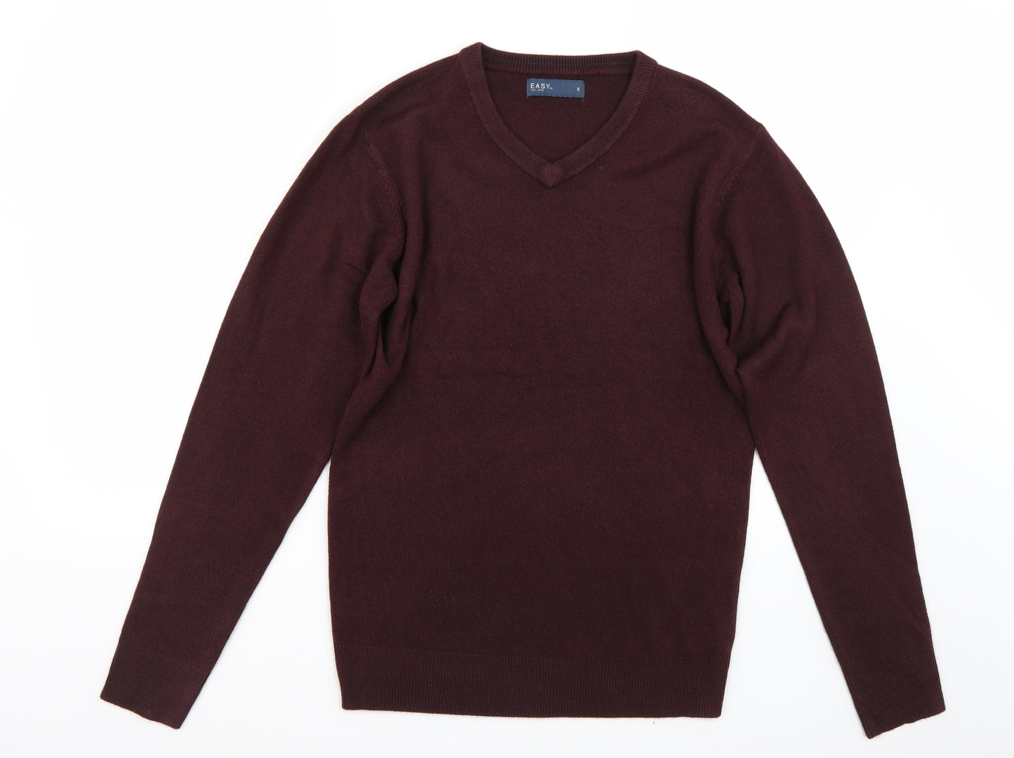 Easy Mens Brown   Pullover Jumper Size S
