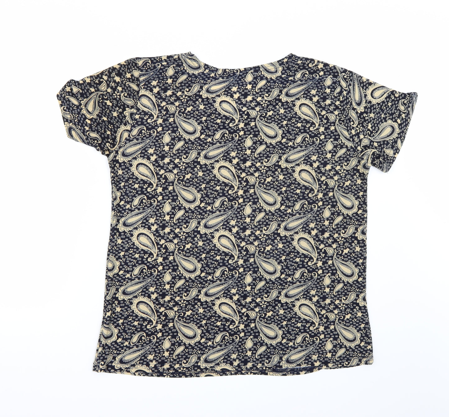 Yue sheng Womens Blue   Basic T-Shirt Size M