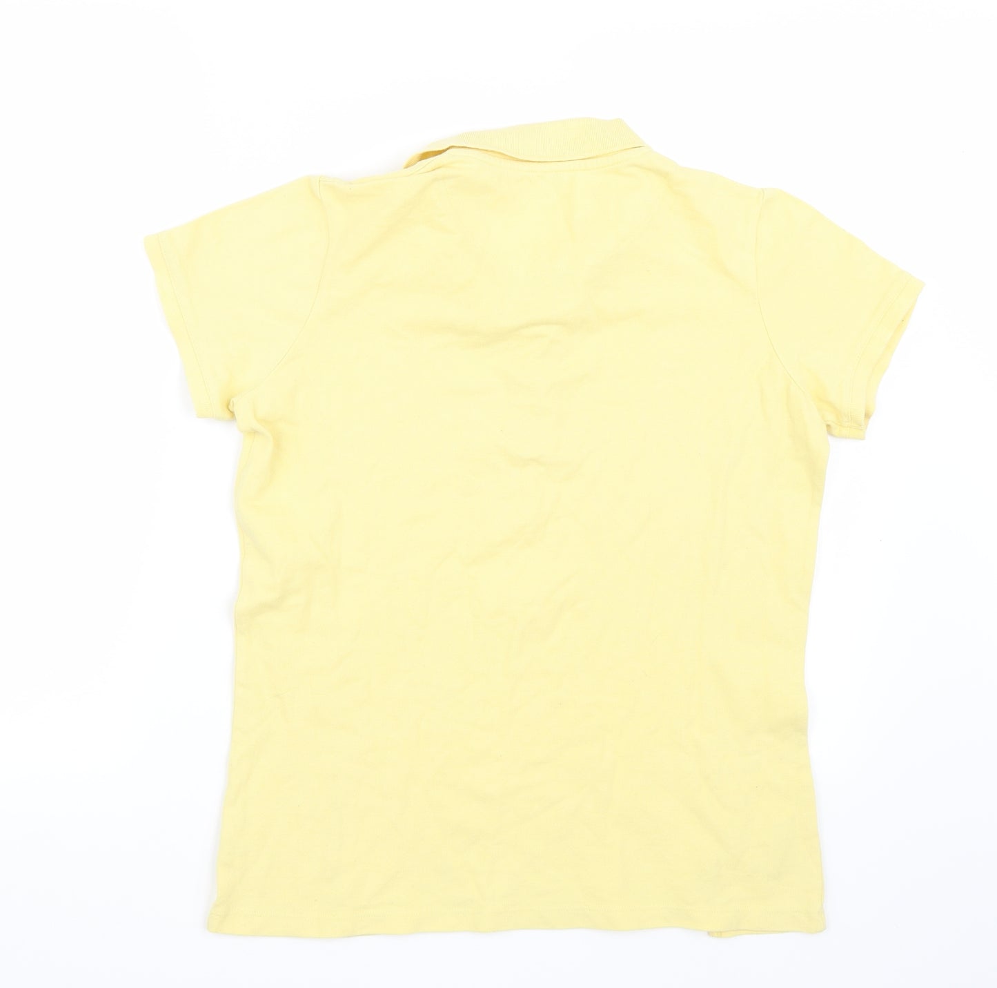 Backswing Womens Yellow   Basic Polo Size L