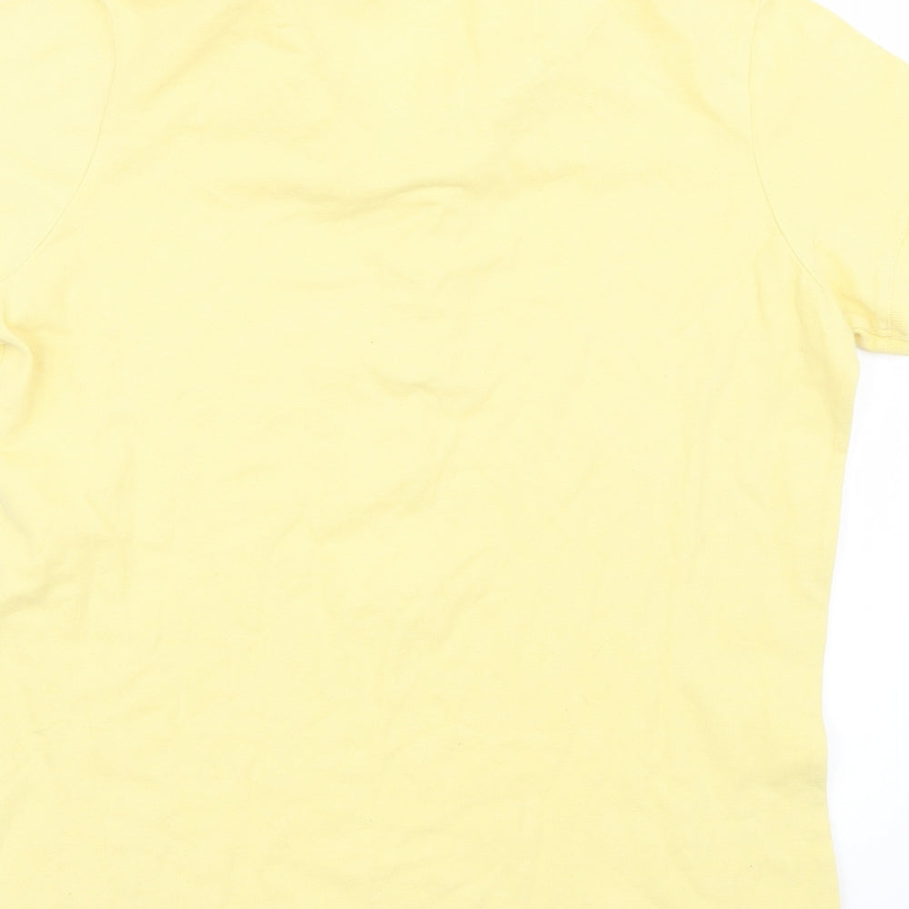 Backswing Womens Yellow   Basic Polo Size L