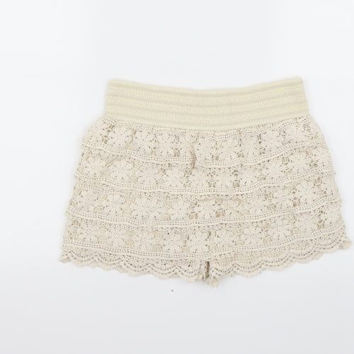 Preworn Womens Beige   Bermuda Shorts Size XS