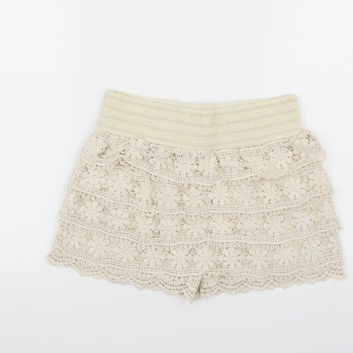 Preworn Womens Beige   Bermuda Shorts Size XS