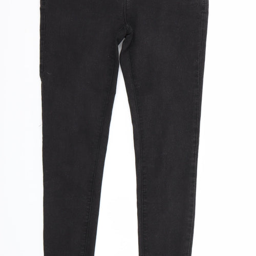 Denim & Co. Womens Black   Skinny Jeans Size 8 L29 in