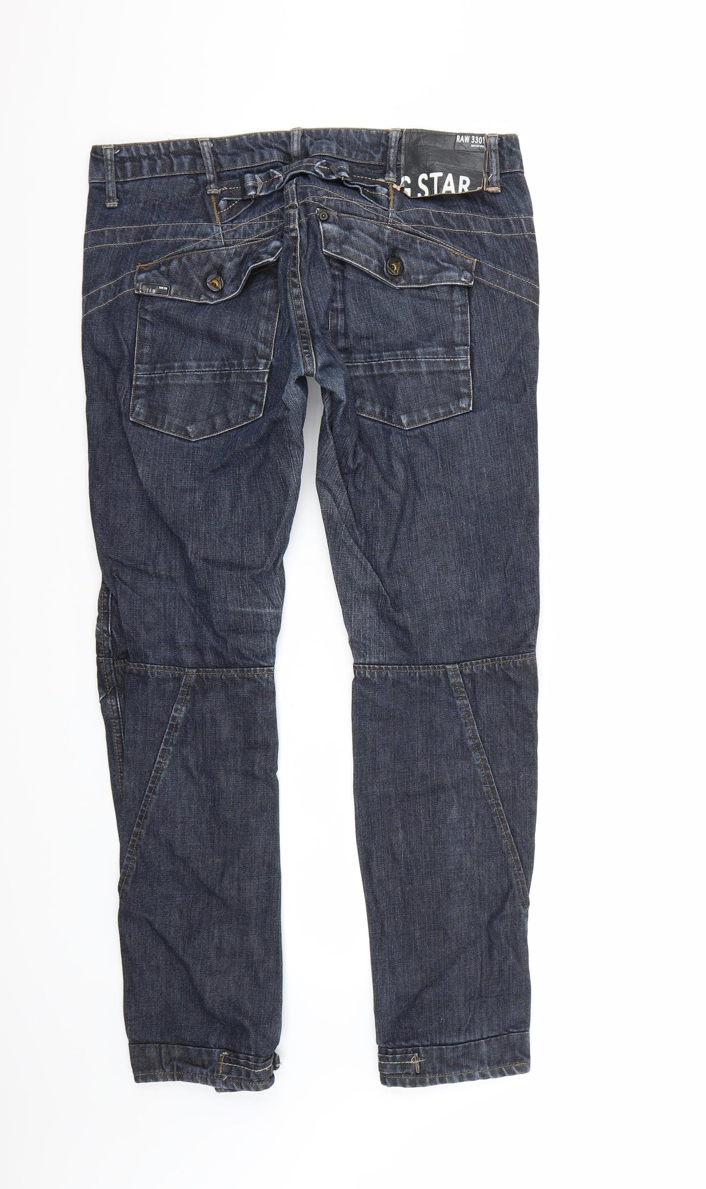 GSTAR RAW Mens Blue   Straight Jeans Size 28 L28 in