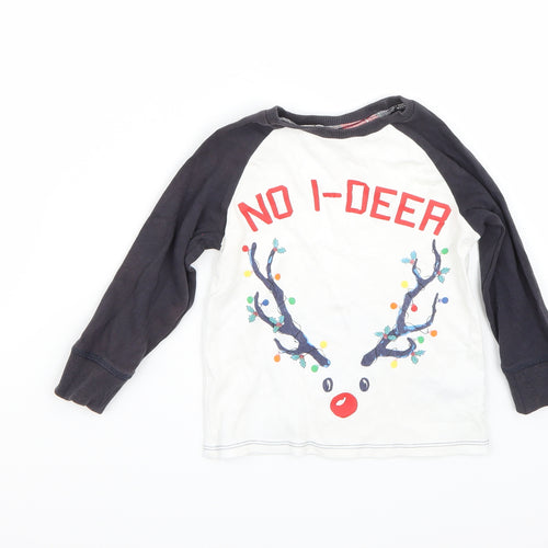 NEXT Boys White   Basic T-Shirt Size 3 Years
