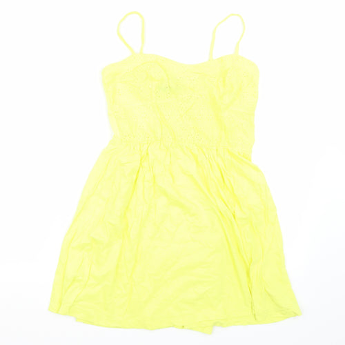 Primark Womens Yellow   Basic T-Shirt Size 10
