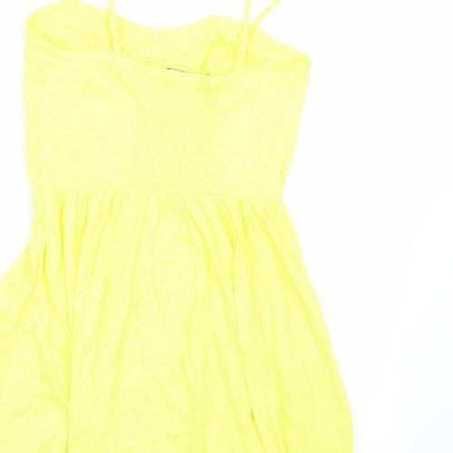 Primark Womens Yellow   Basic T-Shirt Size 10