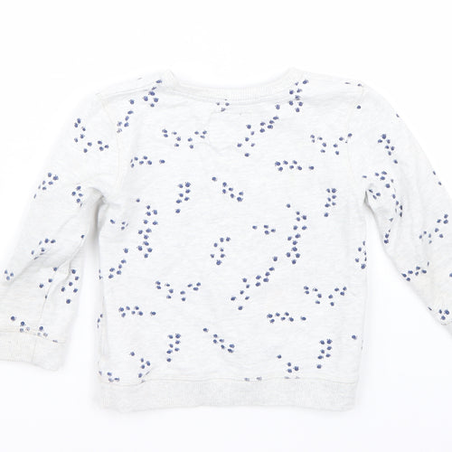 Mothercare Boys White   Pullover Jumper Size 2-3 Years