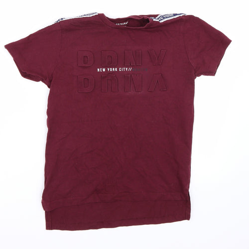 Primark Boys Purple   Basic T-Shirt Size 8 Years