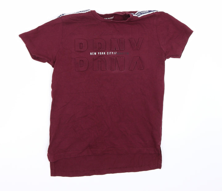 Primark Boys Purple Basic T-Shirt Size 8 Years