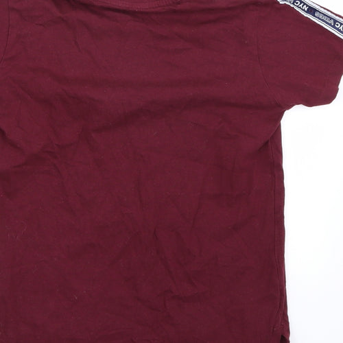 Primark Boys Purple   Basic T-Shirt Size 8 Years