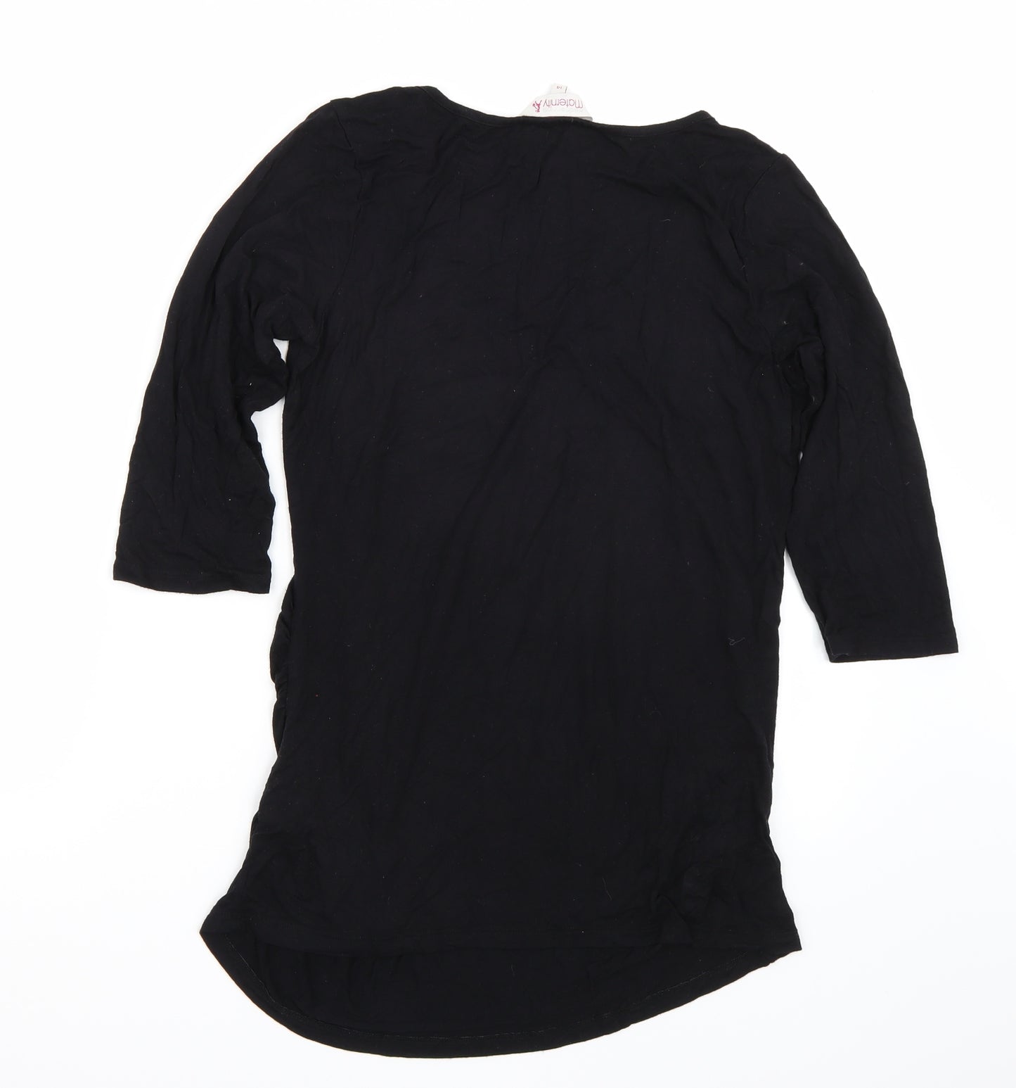 Red Herring Womens Black   Basic T-Shirt Size 14