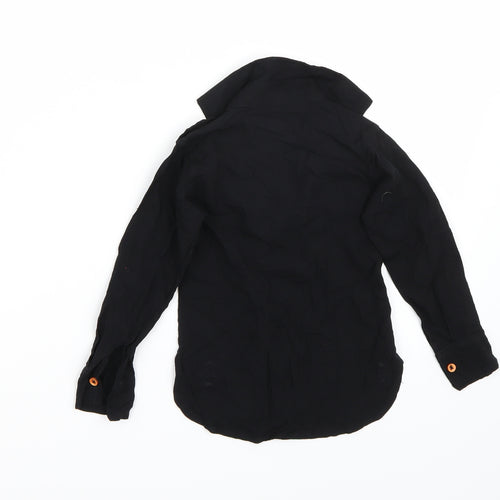 Preworn Girls Black   Basic Blouse Size 2 Years