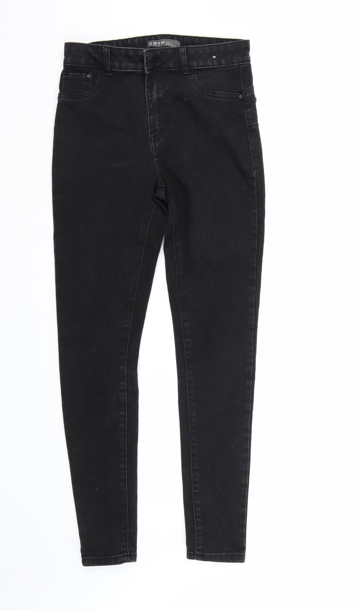 Denim & Co. Womens Black Skinny Jeans Size 10 L28 in