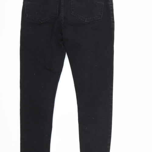 Denim & Co. Womens Black   Skinny Jeans Size 10 L28 in