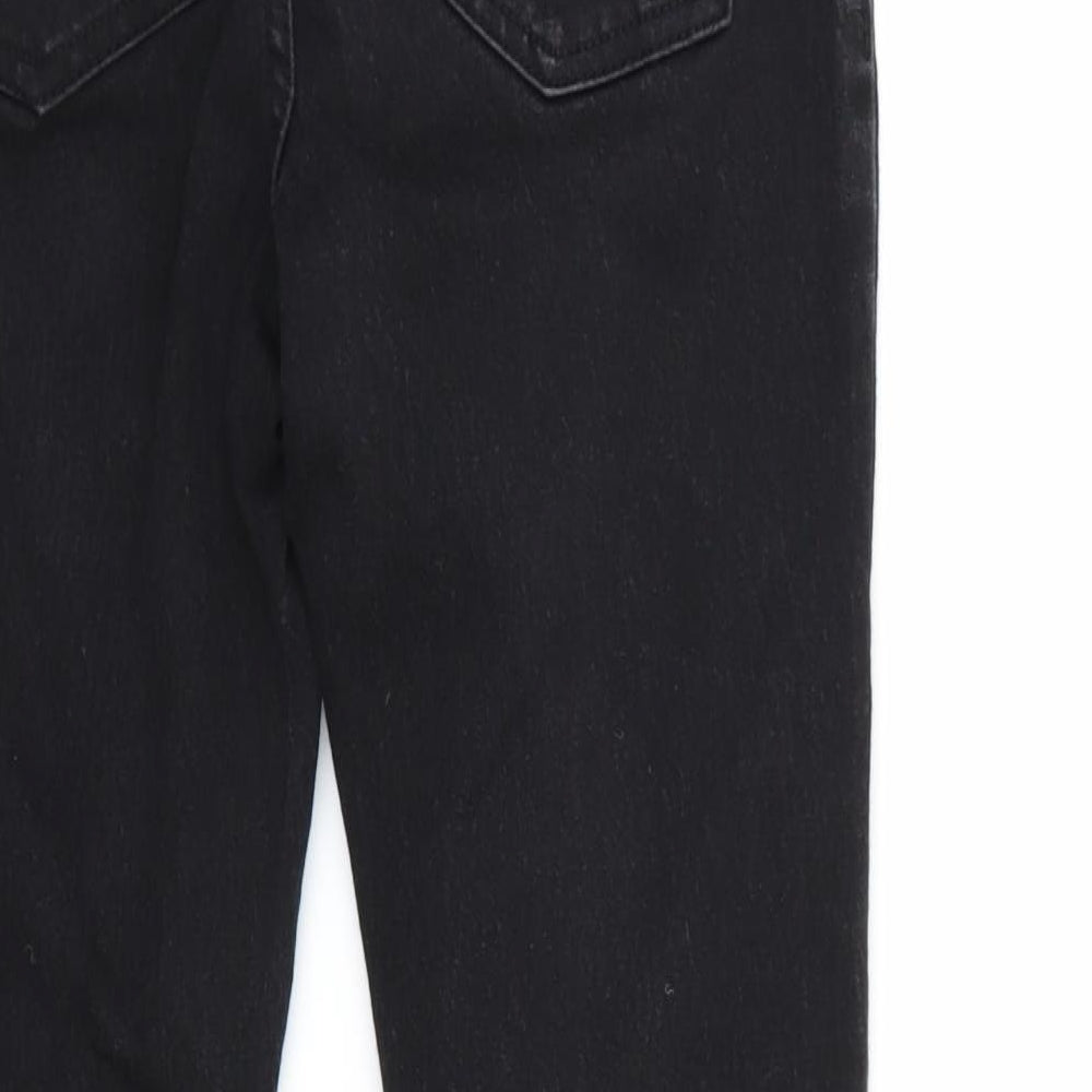 Denim & Co. Womens Black   Skinny Jeans Size 10 L28 in