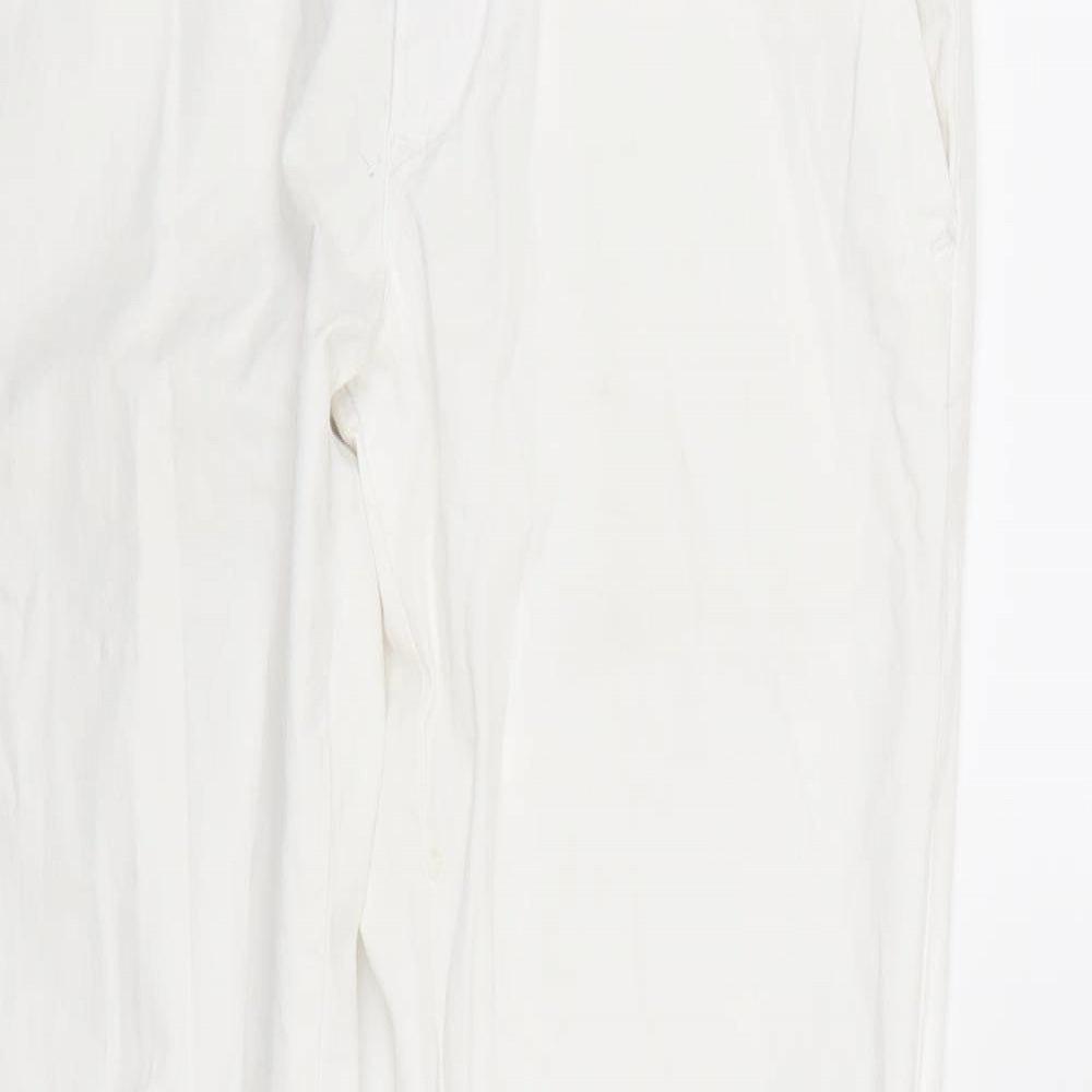 Zara Mens White   Trousers  Size 30 L32 in