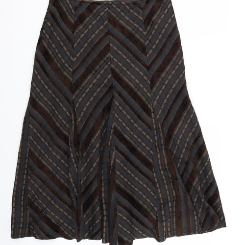 Marks and Spencer Womens Brown   A-Line Skirt Size 14