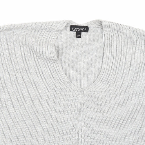 Topshop Womens Grey   Pullover Jumper Size 6