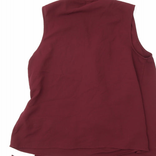 New Look Womens Red   Basic Blouse Size 10