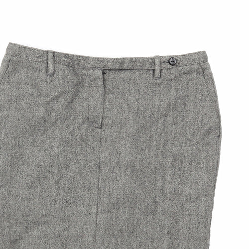 Miss Selfridge Womens Grey   Straight & Pencil Skirt Size 10