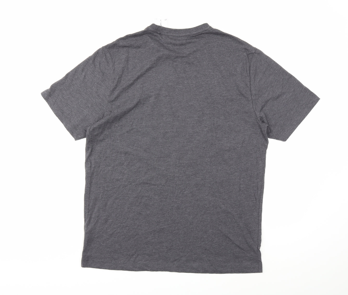 Easy Mens Grey    T-Shirt Size L