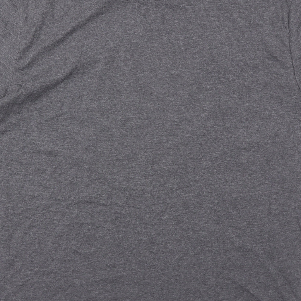Easy Mens Grey    T-Shirt Size L