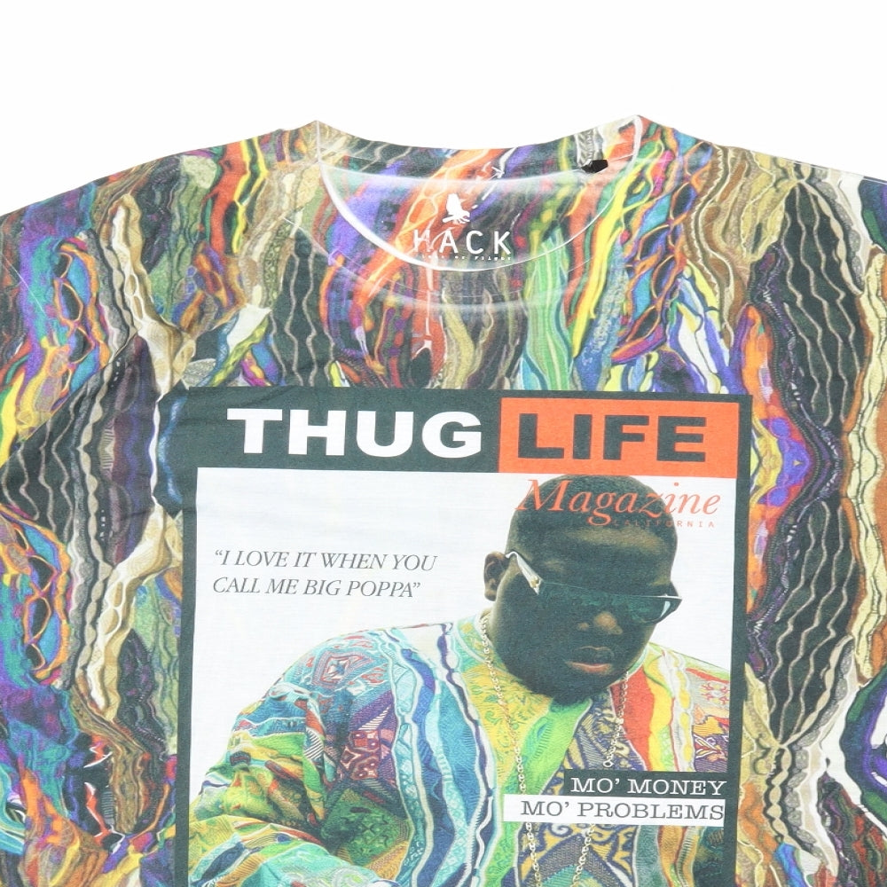 Preworn Mens Multicoloured    T-Shirt Size XL