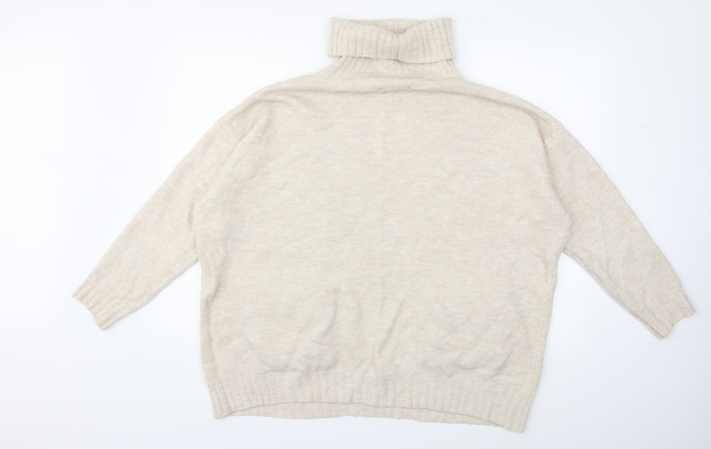 Primark Womens Beige  Knit Pullover Jumper Size 14
