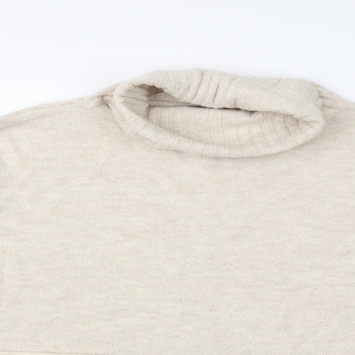 Primark Womens Beige  Knit Pullover Jumper Size 14