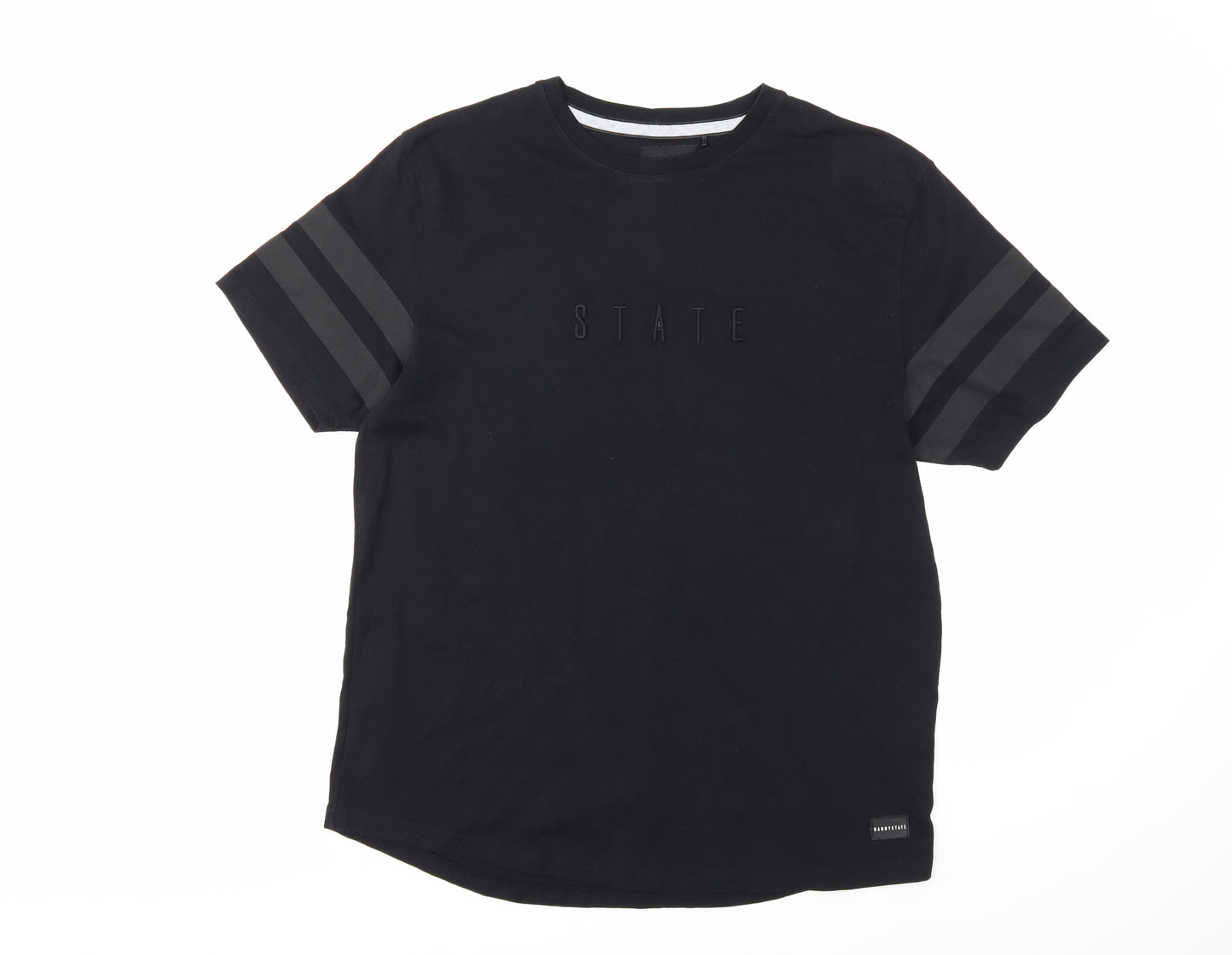 Nanny State Mens Black    T-Shirt Size L
