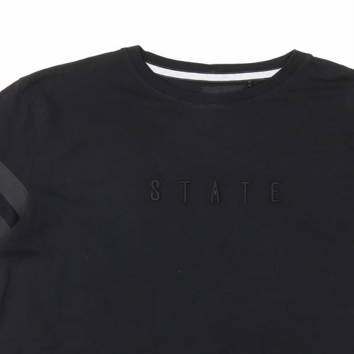 Nanny State Mens Black    T-Shirt Size L