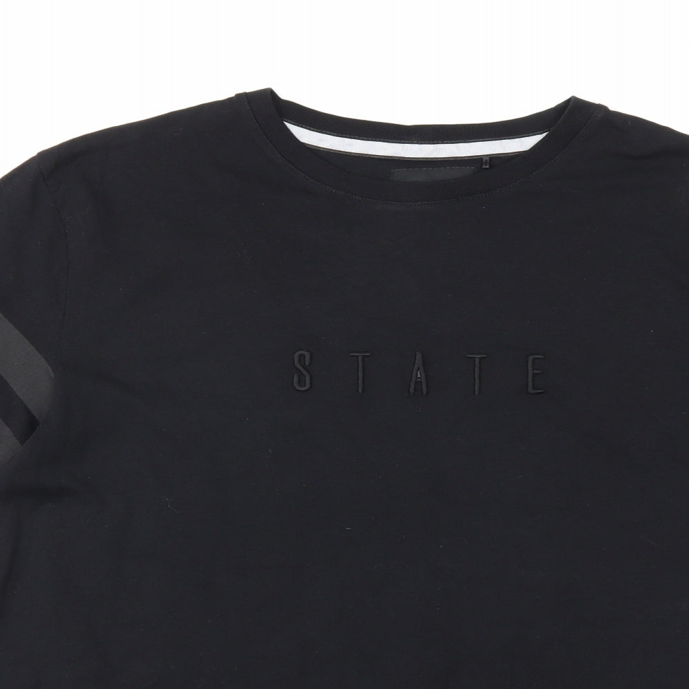 Nanny State Mens Black    T-Shirt Size L