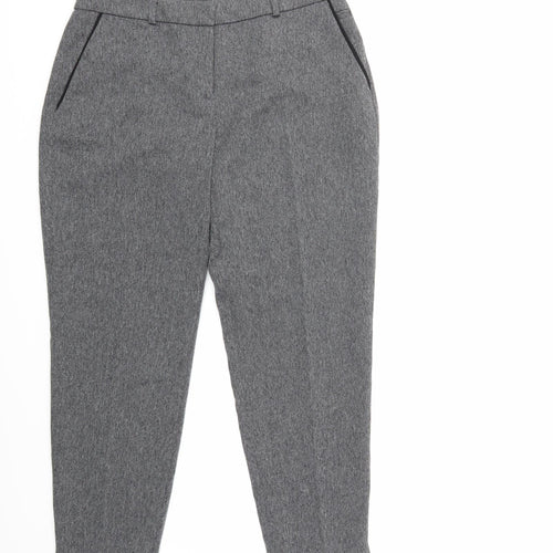 Dorothy Perkins Womens Grey   Trousers  Size 10 L25 in