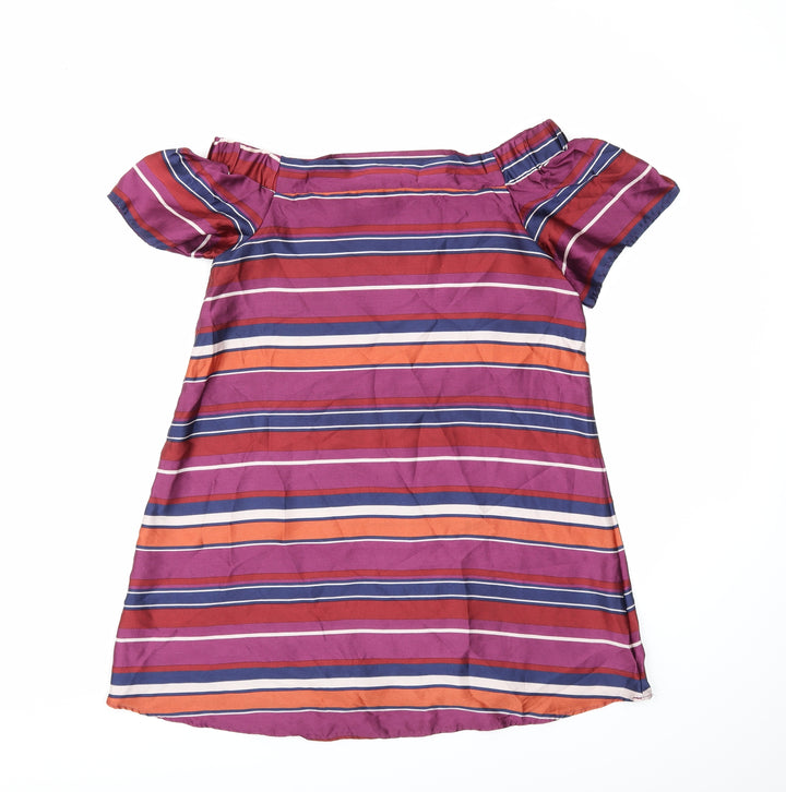 New Look Womens Purple Striped  Shift  Size 10